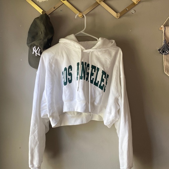 LA HOODIE CROPPED - Picture 2 of 2